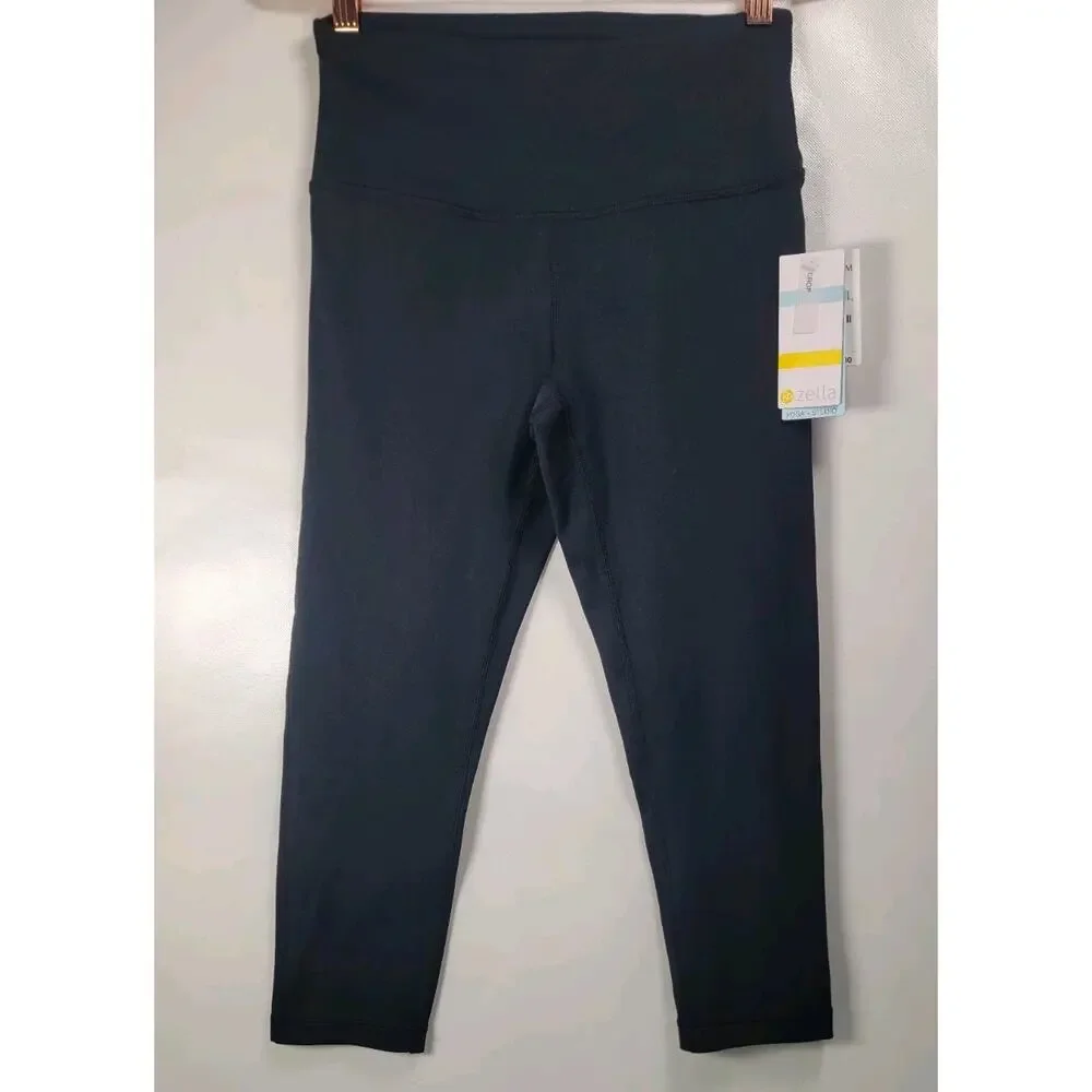Zella Crop Yoga Studio Leggings Athletic Compression Pants Size Small - Picture 3 of 9